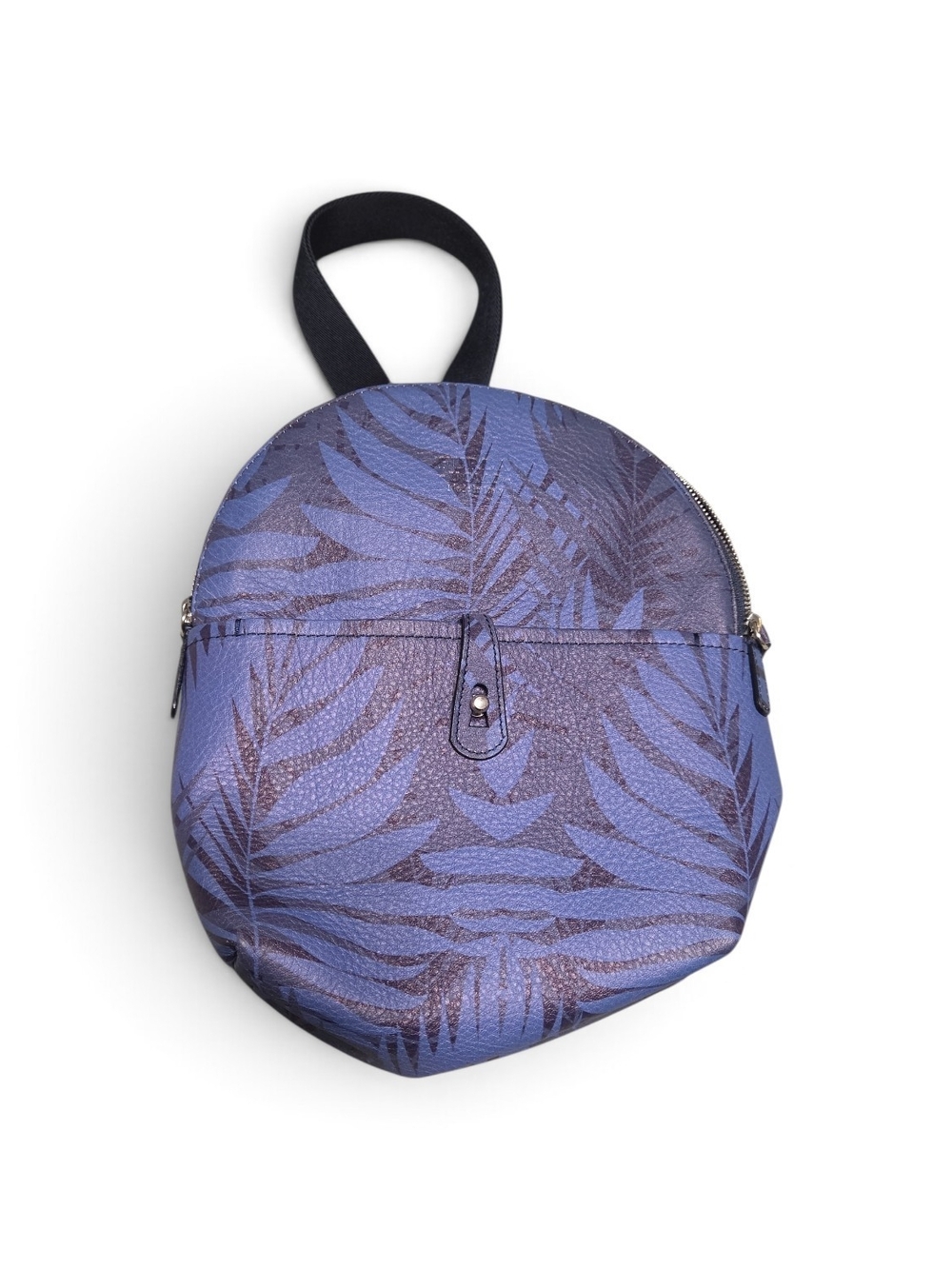Furla Umomo Blue Leaf-Print Dome Crossbody/ Sling Bag Bag